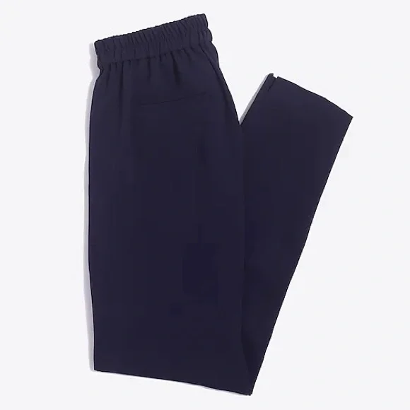 JCrew Jamie Pant with Elastic Waist in Navy - Picture 3 of 6